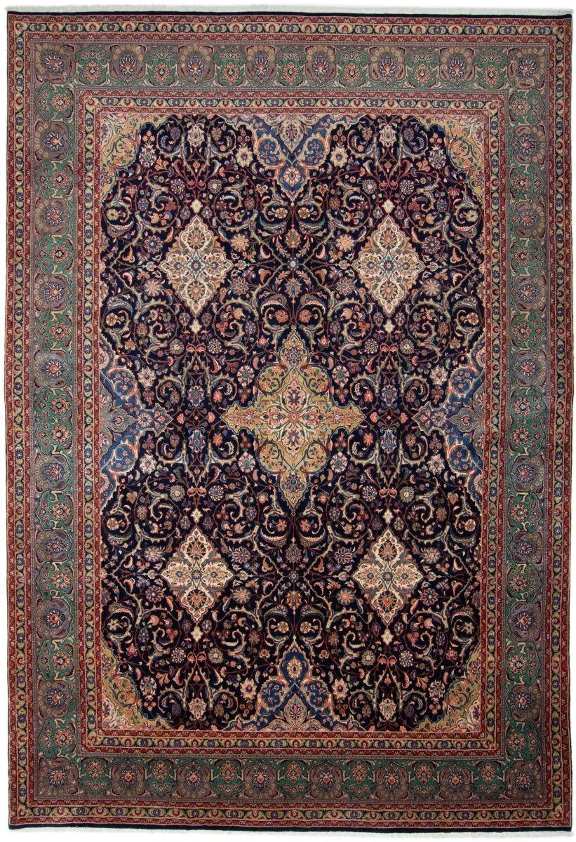 Orientteppich Mashhad 306x437 Handgeknüpfter Orientteppich / Perserteppich, Nain Trading, rechteckig, Höhe: 12 mm