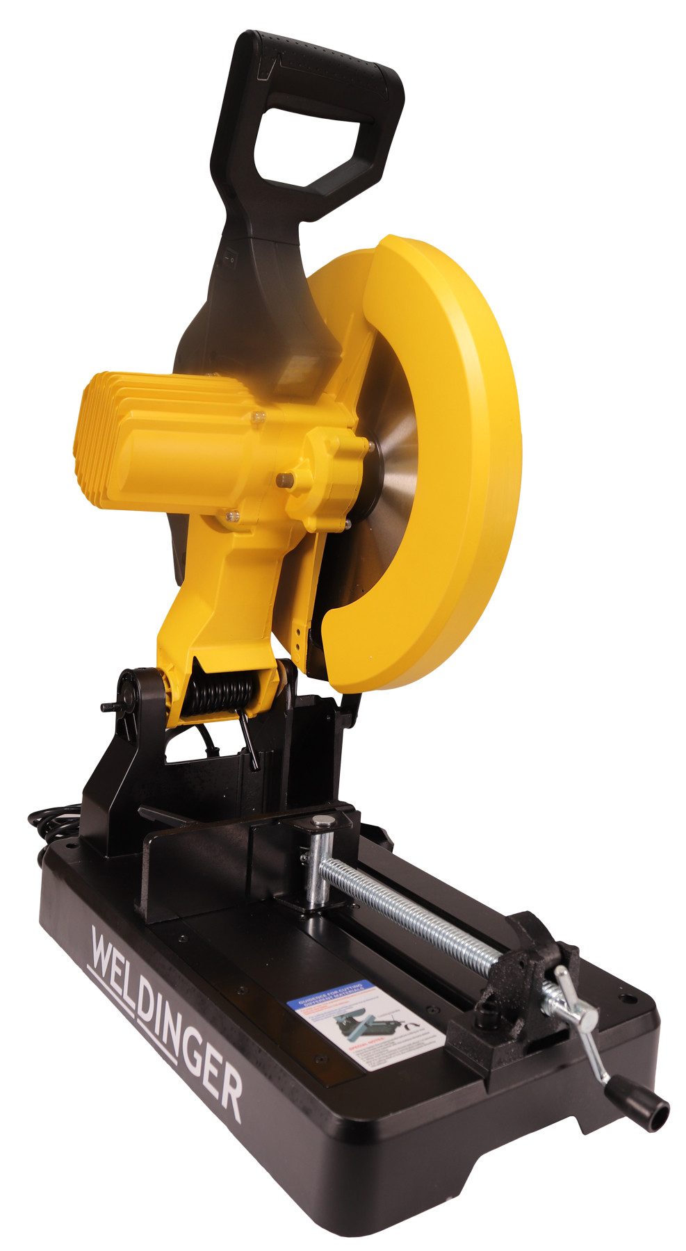 WELDINGER Kappsäge MS-356 vario Metallkreissäge mit Variospeed 355 mm für Rohre Profile
