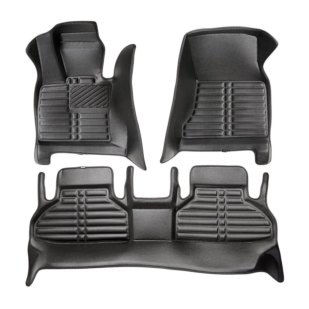 Auto-Fußmatte 5D Premium Auto Fußmatten TPE Set passend für BMW X6 (F16) 2014-2019