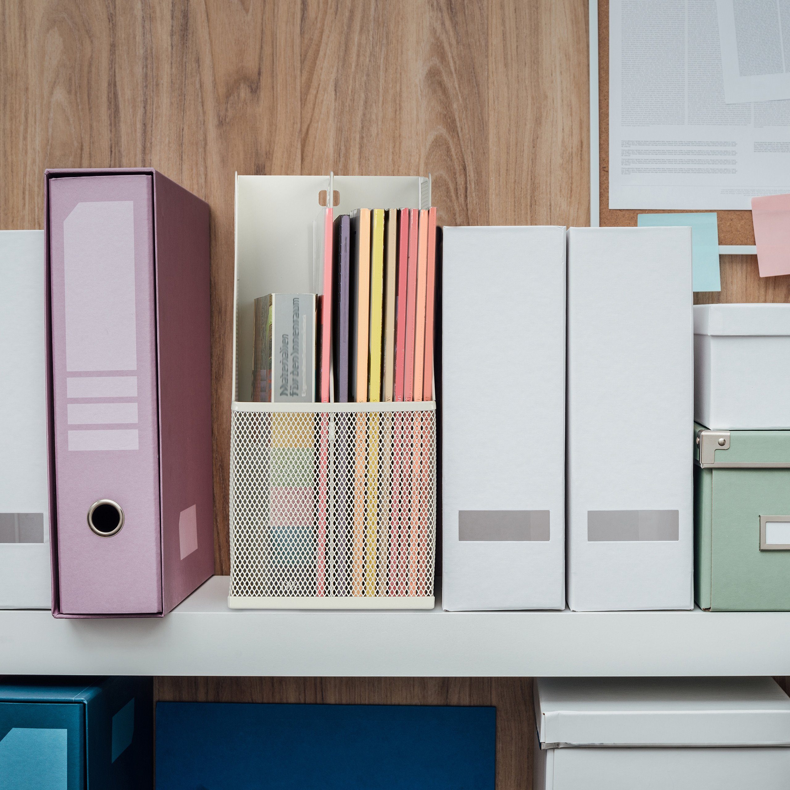 relaxdays Stehsammler mit 2 Fäch