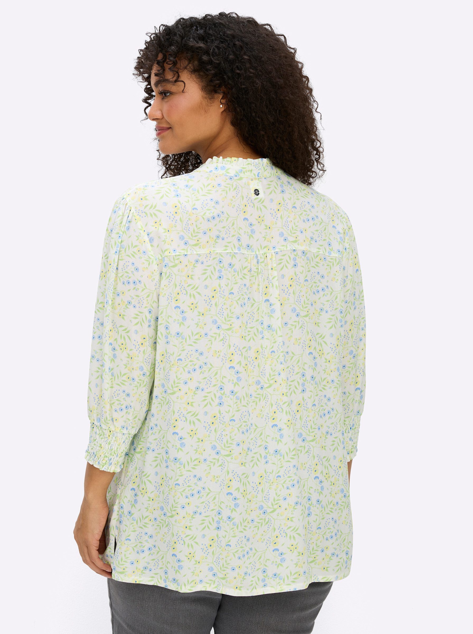 Sheego Klassische Bluse 3/4-Arm-Bluse 3/4-Arm günstig online kaufen