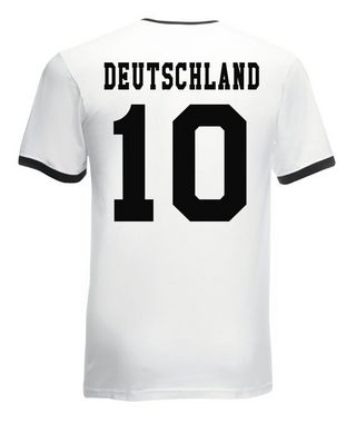 Youth Designz T-Shirt Deutschland Herren T-Shirt im Fußball Trikot Look mit trendigem Motiv
