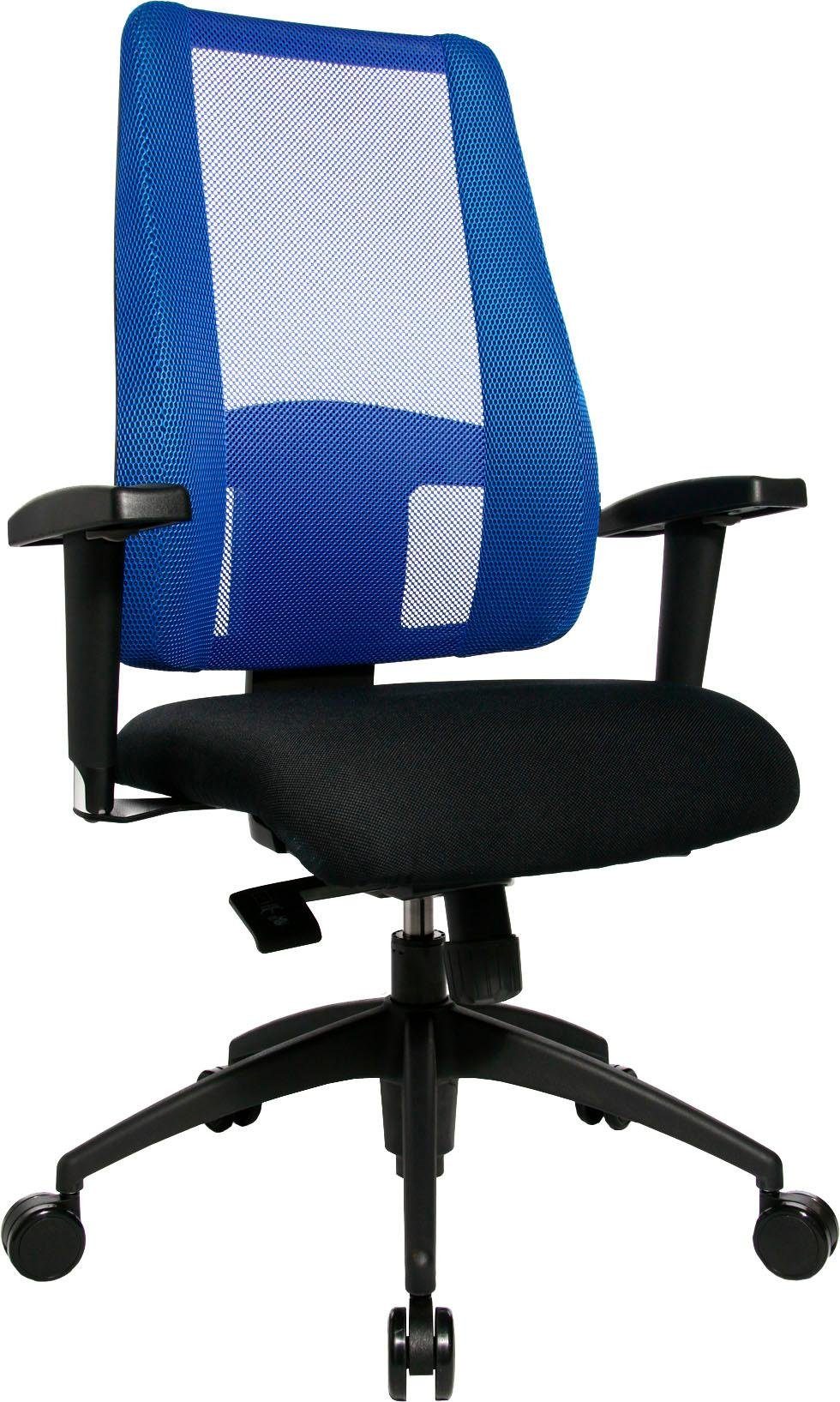 Bürostuhl Sitness schwarz/blau Deluxe Lady TOPSTAR