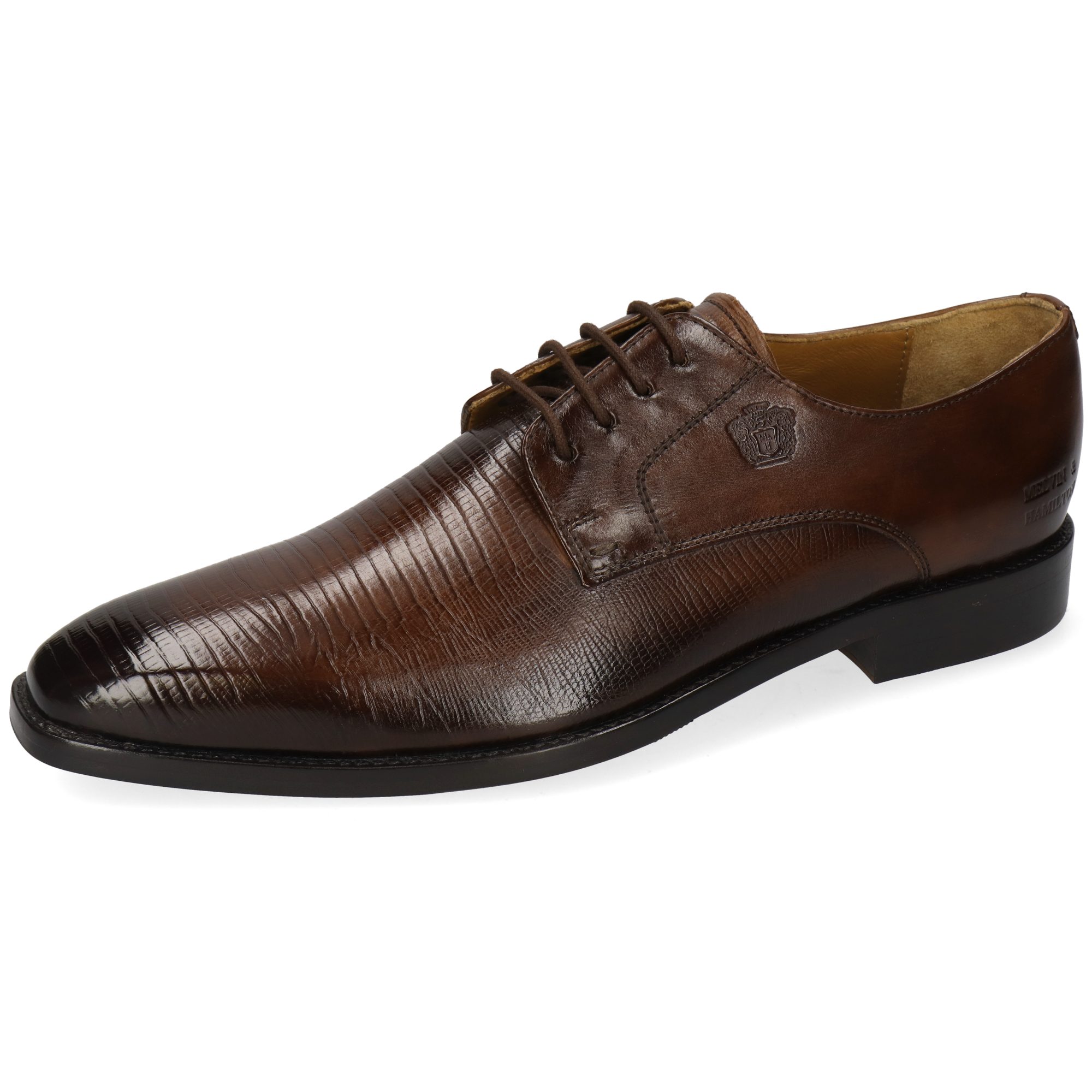 Melvin & Hamilton Martin 1 Leder-Derby Schuhe für Herren Schnürschuh Flache Absätze, Echtes Leder, Vegetabile Gerbung