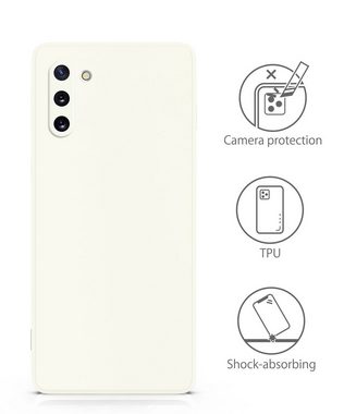 MyGadget Handyhülle Silikon Hülle für Samsung Galaxy Note 10, robuste Schutzhülle TPU Case Slim Silikonhülle Back Cover Kratzfest