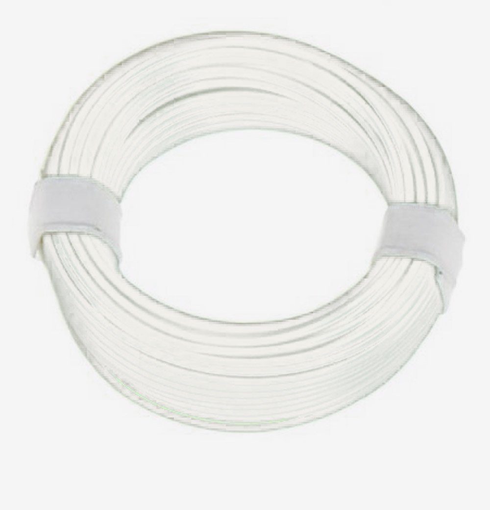Kahlert Licht Modellbausatz Litze, 1 adrig, weiss