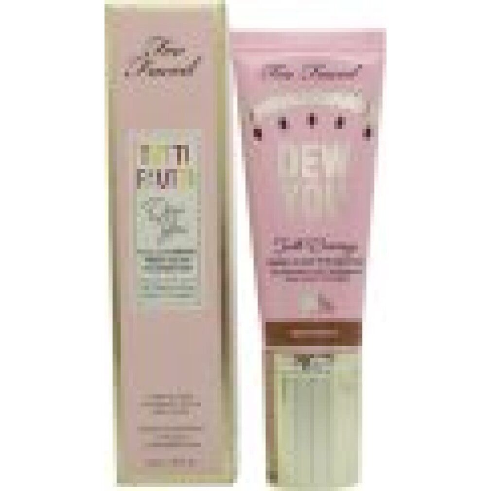 Too Faced Foundation Tutti Frutti Dew You Full-Coverage Fresh Glow Foundation - Mahogany