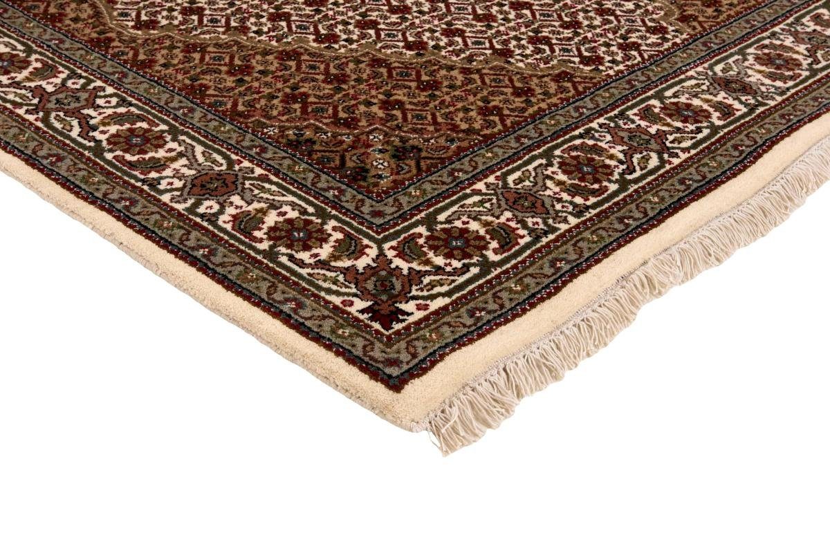 Orientteppich Indo Täbriz mm 136x209 Nain 12 Trading, Orientteppich, Handgeknüpfter Höhe: rechteckig