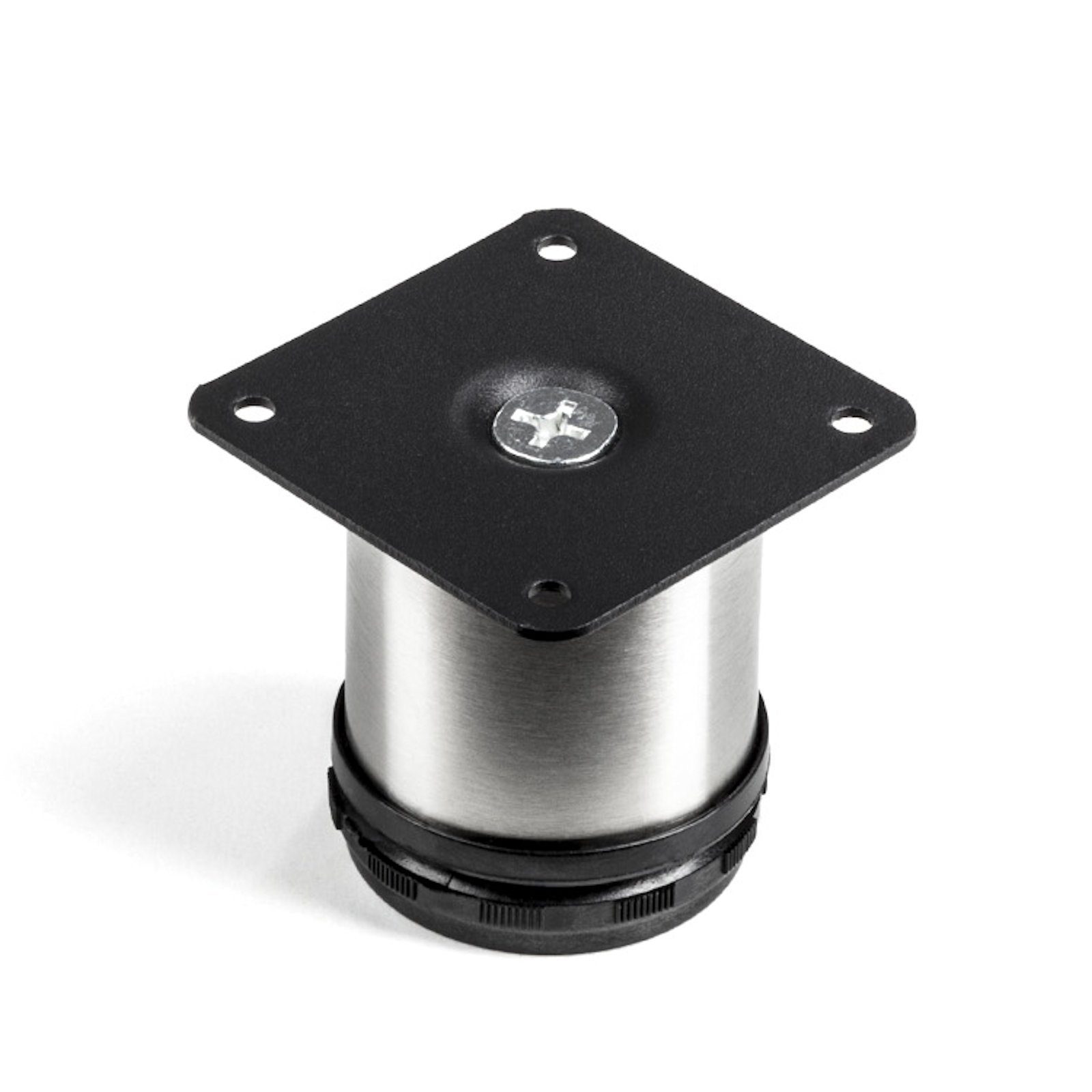 SO-TECH® Möbelfuß JIM Edelstahl gebürstet Ø50 mm Tragkraft 250 kg 60-200 mm