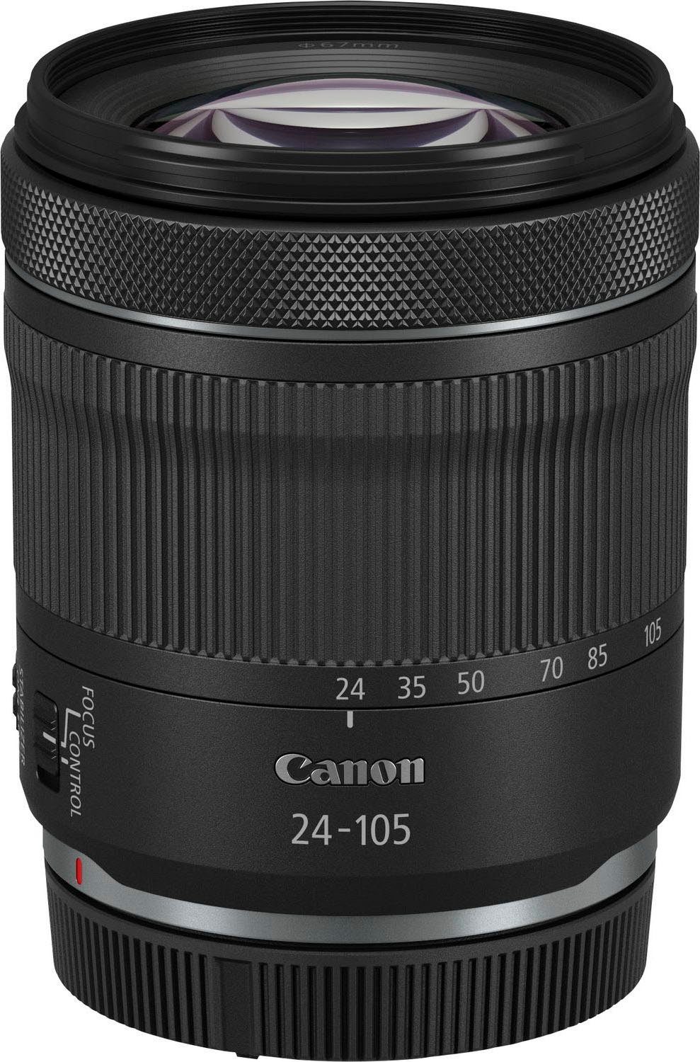 Canon EOS R Gehäuse + RF f/4-7.1 (RF MP, 24-105mm 30,3 STM f/4-7.1 (WiFi) 24-105mm IS WLAN STM, IS Systemkamera