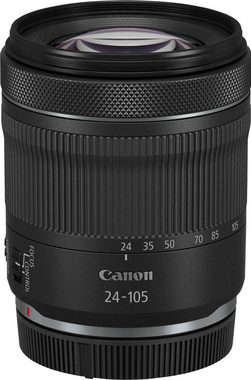 Canon EOS R Gehäuse + RF 24-105mm f/4-7.1 IS STM Systemkamera (RF 24-105mm f/4-7.1 IS STM, 30,3 MP, WLAN (WiFi)