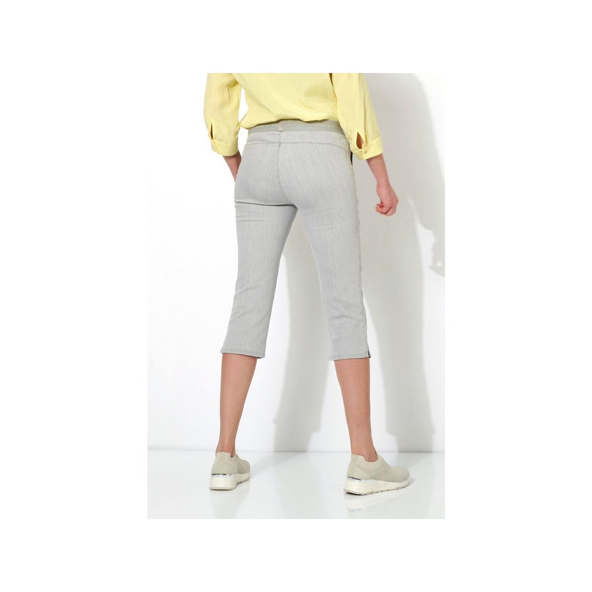 Relaxed by TONI 5-Pocket-Jeans silber (1-tlg)