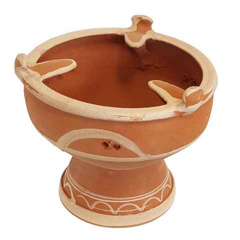 Casa Moro Stövchen Marokkanische Holzkohle Stövchen Majmar Ø 30 x Höhe 25cm, (Kunsthandwerk aus Marrakesch, für Tajine Böden Ø 24-27cm), Handmade TA7120