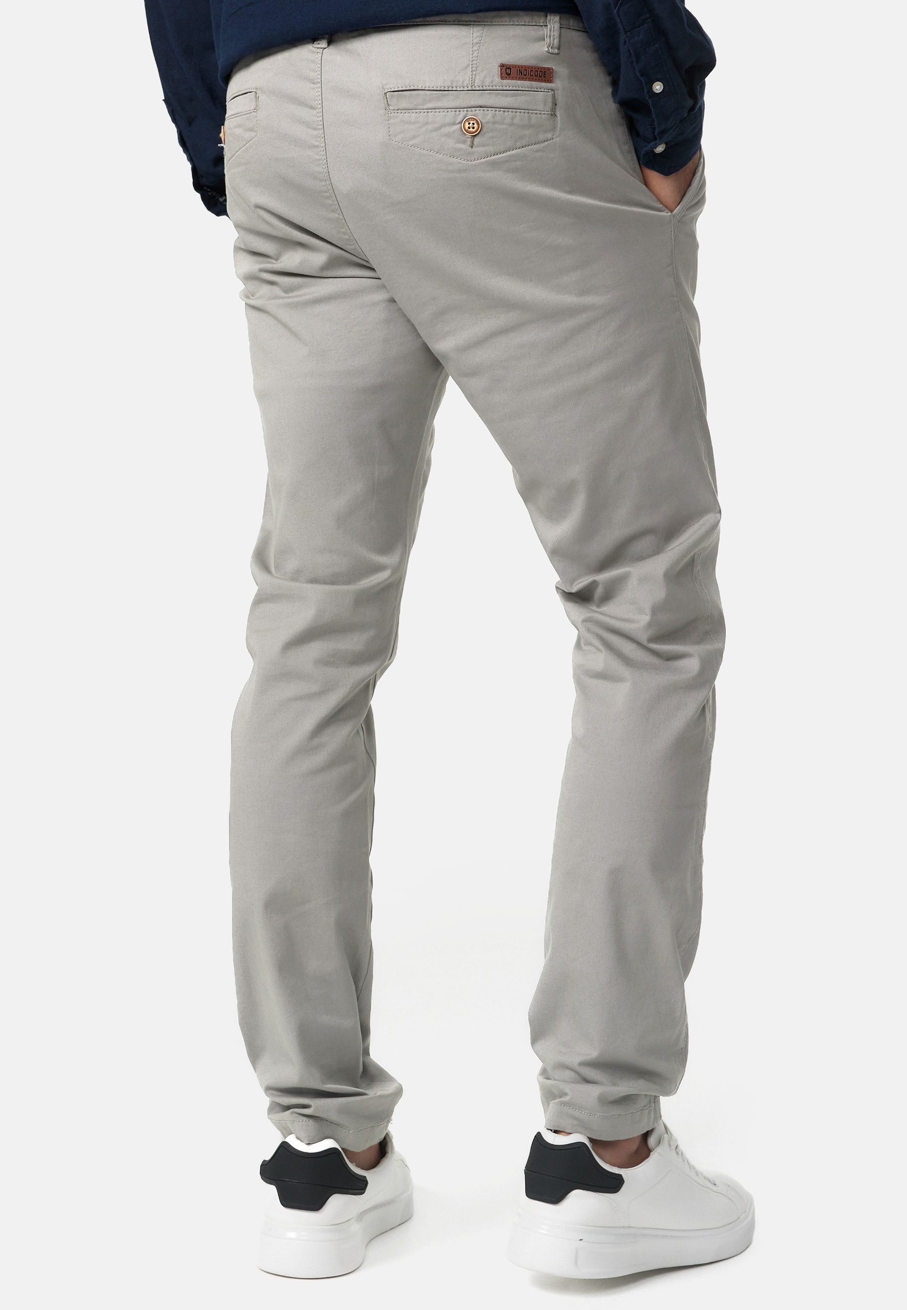 INDICODE Chinohose Herren Cherry Chino Hose Herrenhose 98% Baumwolle, 2% Elasthan – Bild 5 von 5