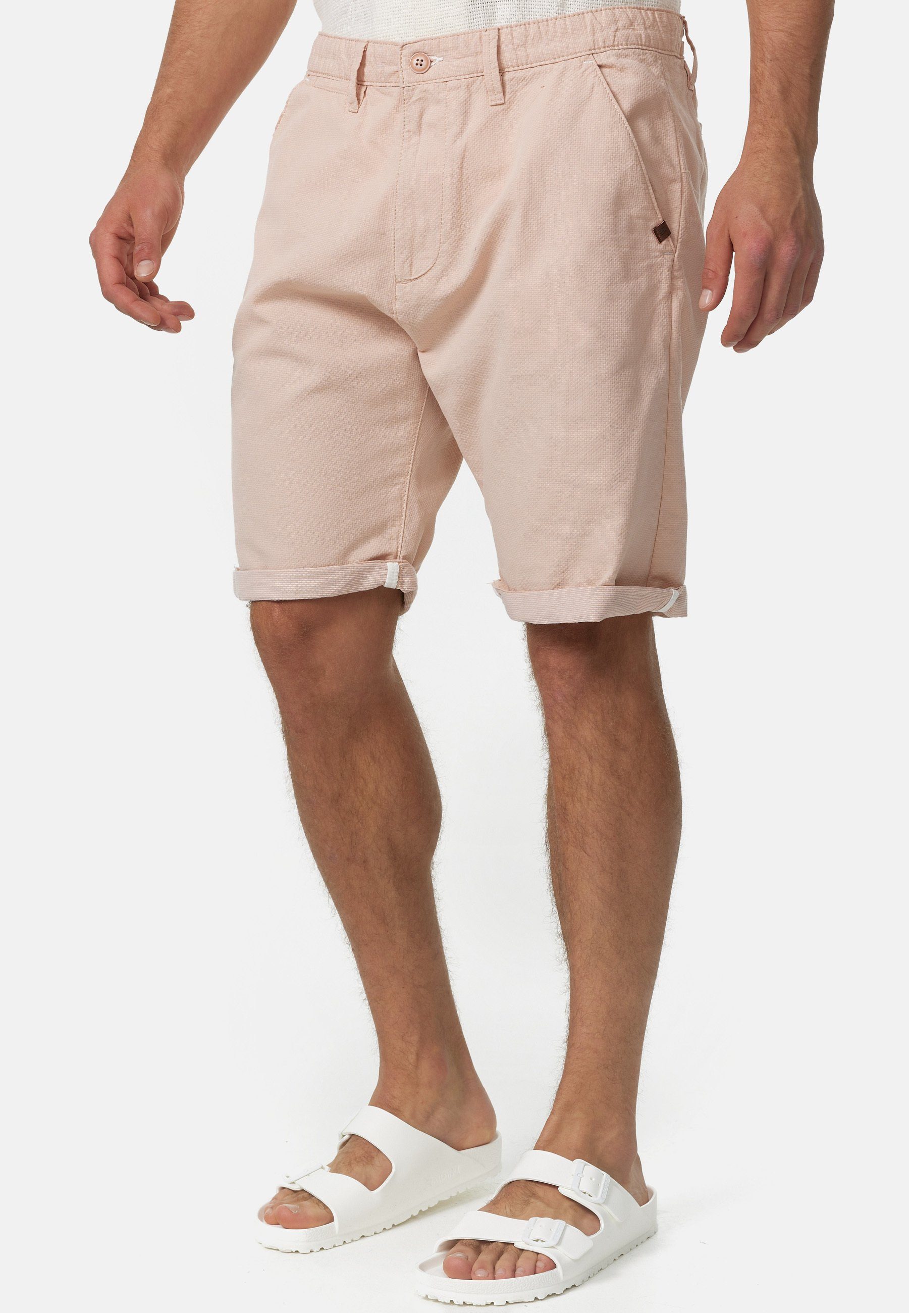 Indicode Chinoshorts Herren Acton Chino Shorts Herrenshorts praktische Chino Taschen