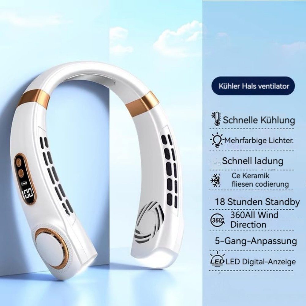 BlingBin Umhängeventilator Nackenventilator, Tragbarer Mini USB-Ventilator günstig online kaufen