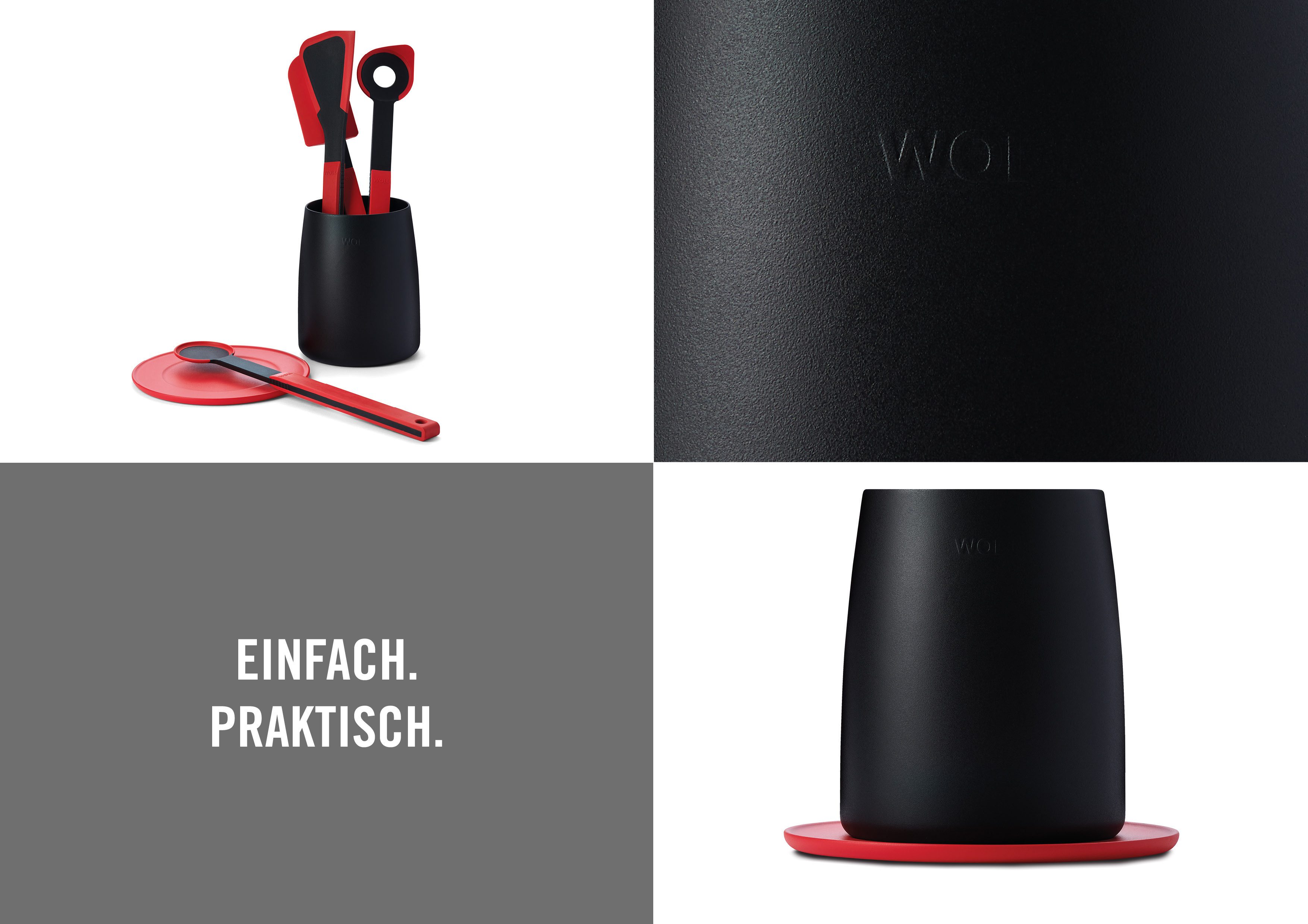 WOLL Besteckhalter Cook it, (Set, 2-tlg., 1x Utensilienbehälter, 1x Löffela günstig online kaufen