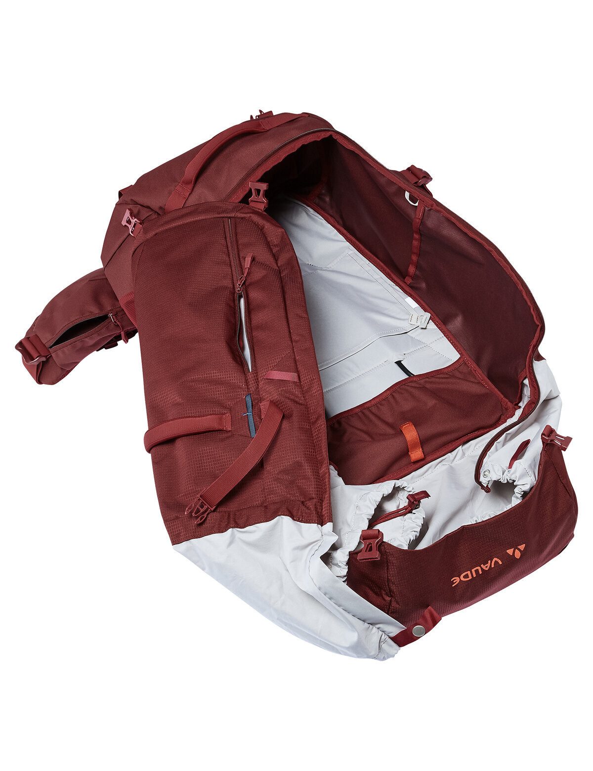 VAUDE Trekkingrucksack Women's Astrum EVO 55+10, Damen Rucksack für Backpacking, Pilgerreisen und Trekking, 55+10 Liter
