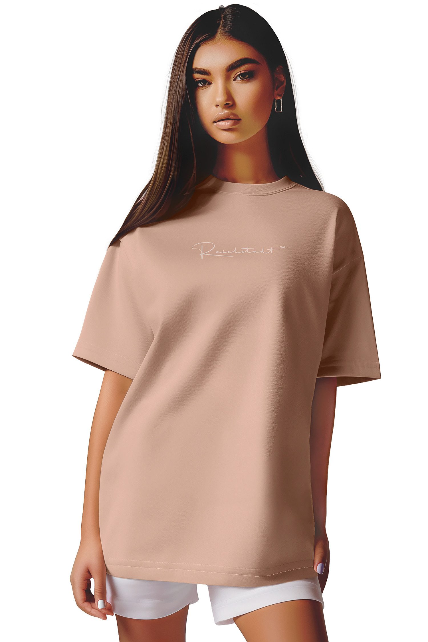 Reichstadt Oversize-Shirt Casual Extra Großes T-Shirt günstig online kaufen