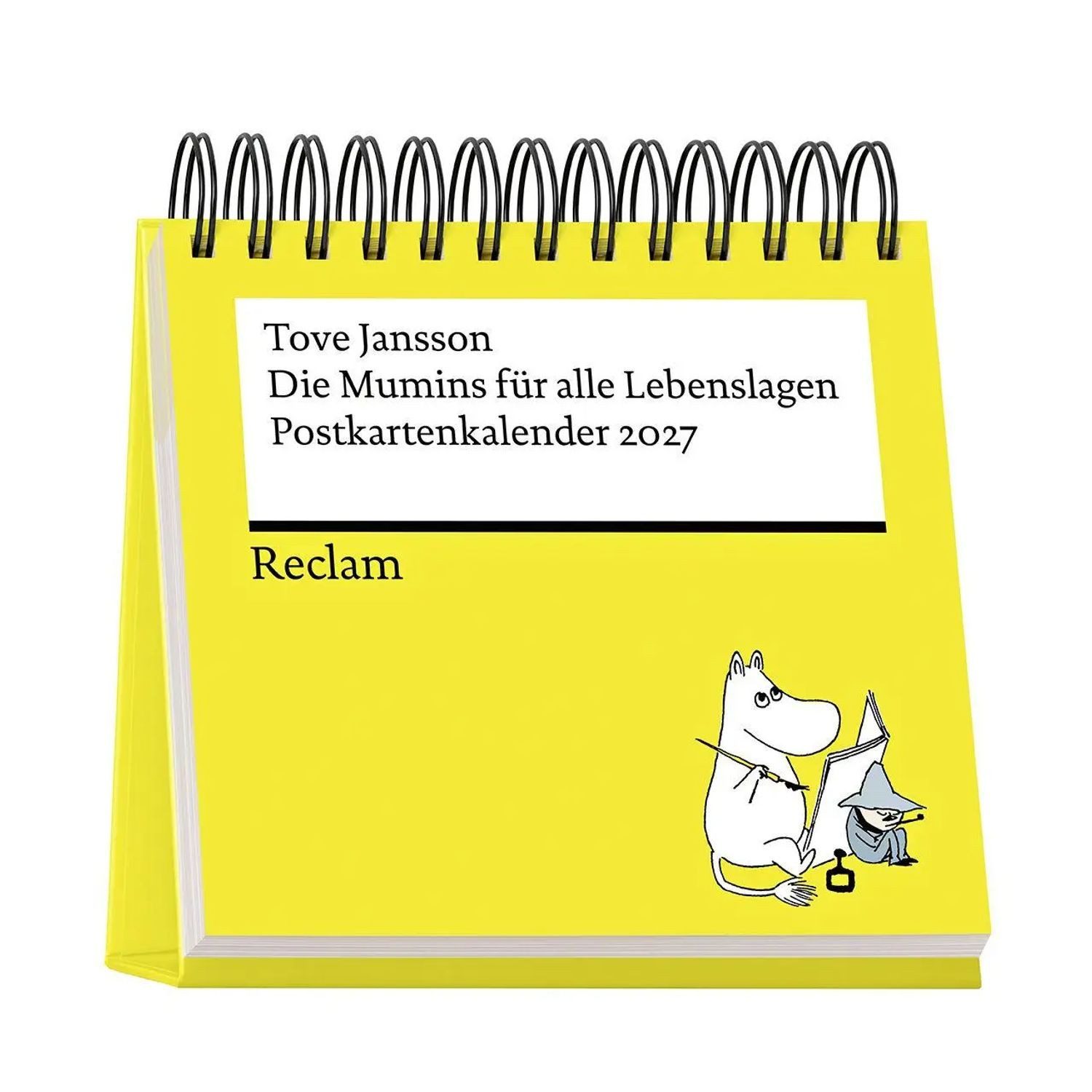 Tischkalender Die Mumins für alle Lebenslagen. Postkartenkalender 2027