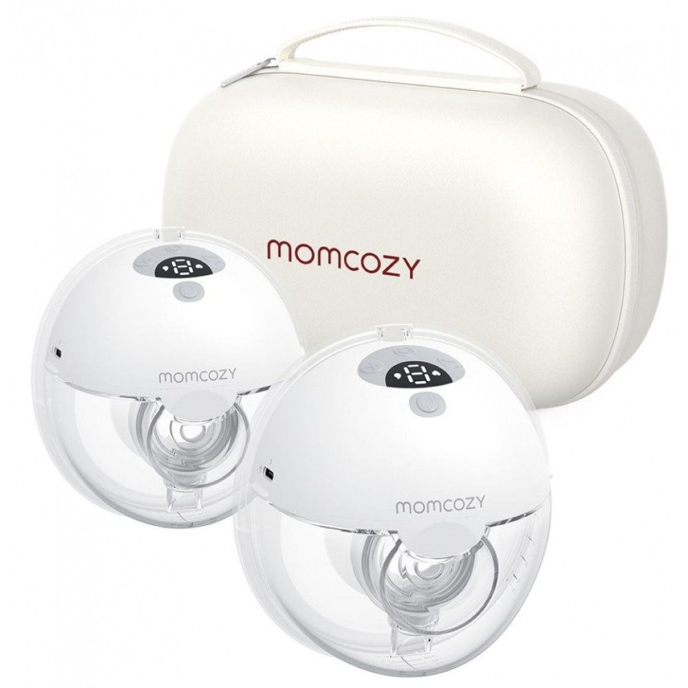 Elektrische Doppelmilchpumpe Momcozy M5 Doppelte Milchpumpe mit Mikro-Vibration