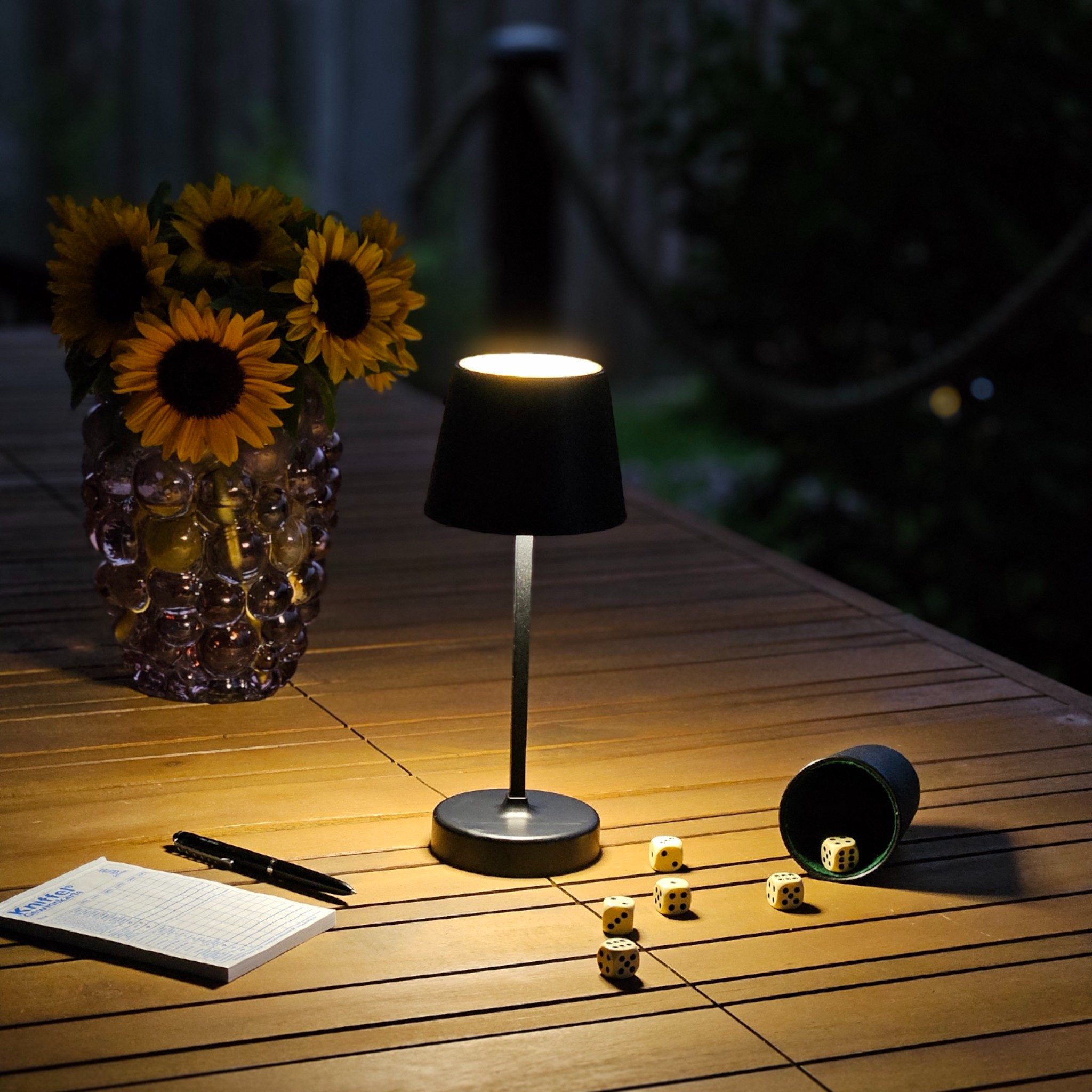 Meinposten LED Tischleuchte Lampe Leuchte LED weiß schwarz Batterie Leselam günstig online kaufen