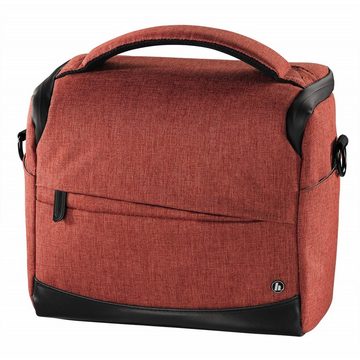 Hama Kameratasche Kamera-Tasche Trinidad 130 Foto-Tasche Universal Rot, Case Schultergurt Tragegriff Zubehör-Fächer Digitalkamera Systemkamera