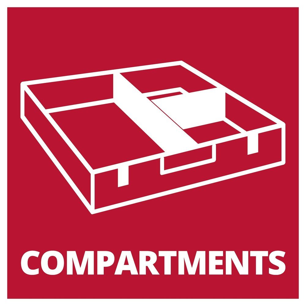 Einhell Werkzeugkoffer Einhell 4540012 Koffereinlage (L x B x H) 280 x 100 x 40 mm – Bild 3 von 3