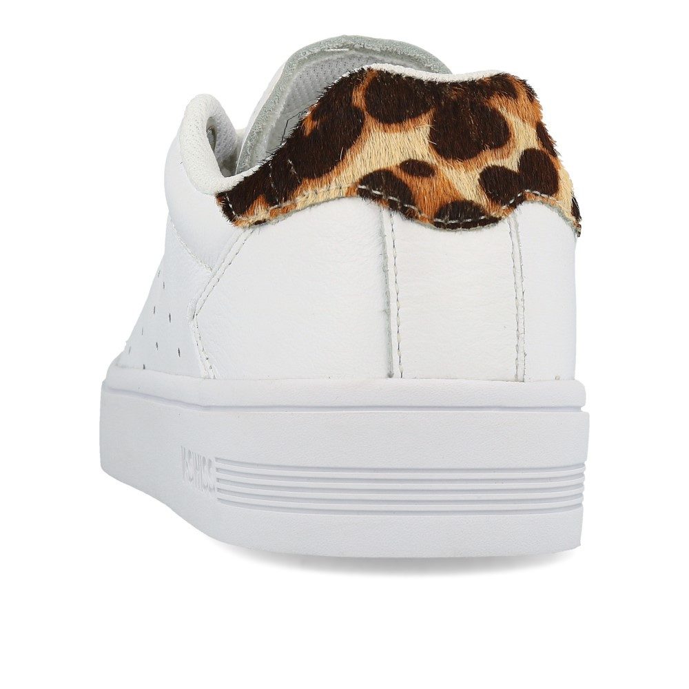 K-Swiss K-Swiss Court Frasco II White Cheetah Sneaker