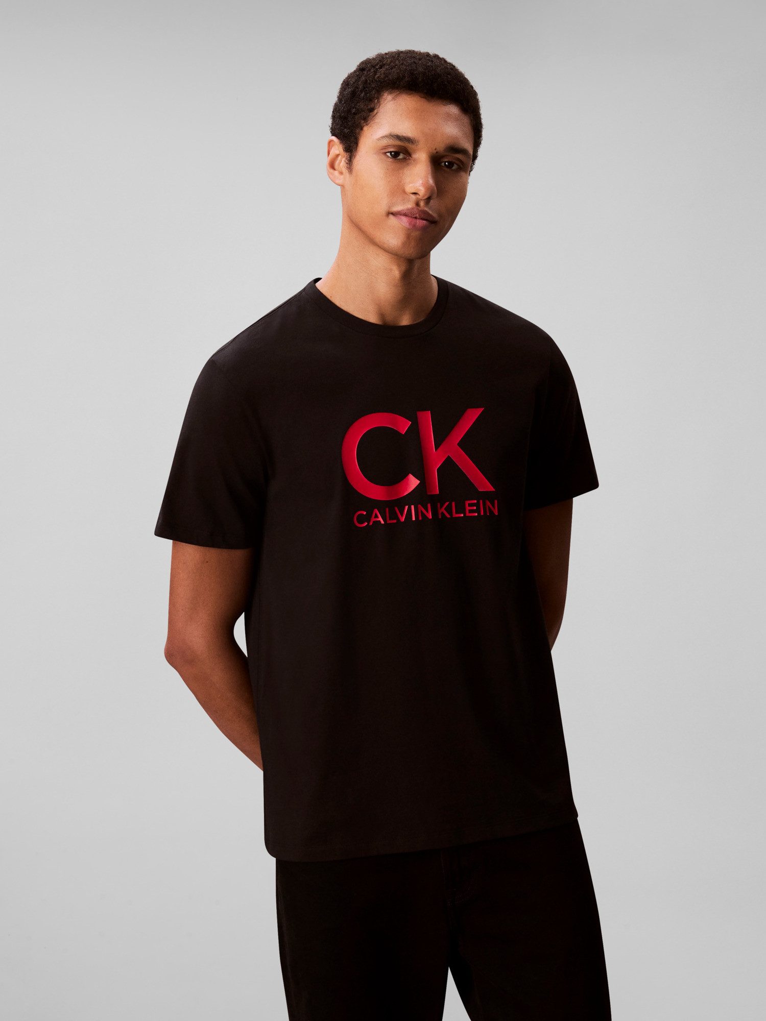 Calvin Klein Jeans T-Shirt SS 30S EU CK CALVIN GRAPHIC TEE Mit Rundhalsauss günstig online kaufen