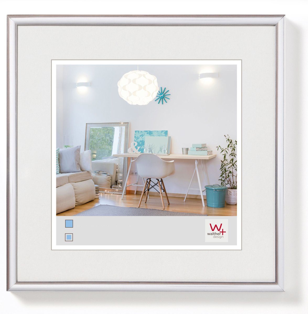 Walther Design Bilderrahmen Kunststoffrahmen New Lifestyle quadratische Formate