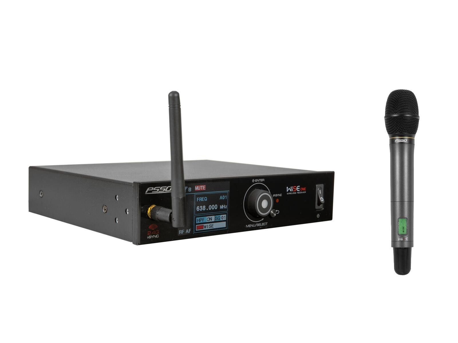 Mikrofon PSSO Set WISE ONE + Dyn. Funkmikrofon 638-668MHz