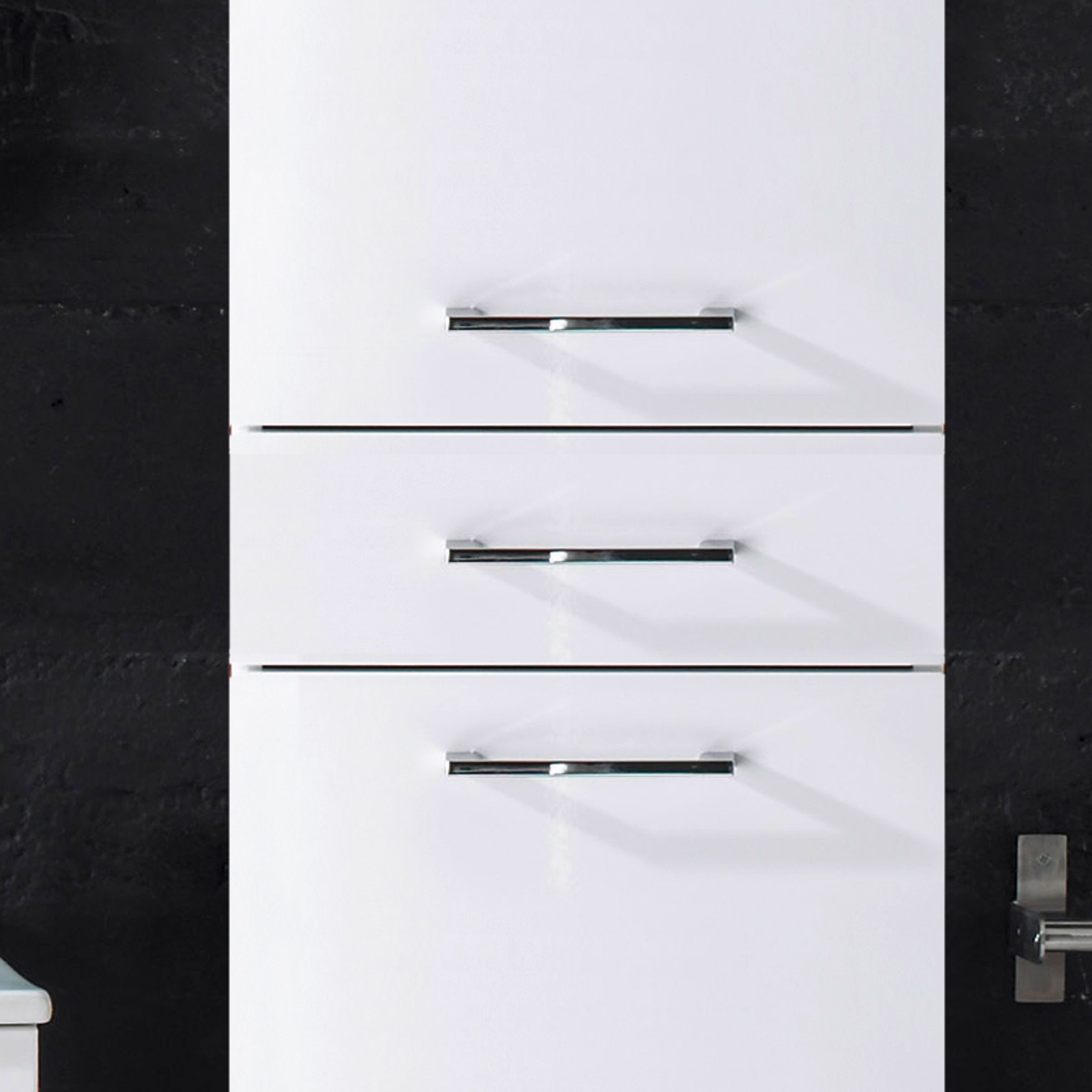 BEGA BBK Hochschrank Badschrank Splash Hochschrank weiß Hochglanz günstig online kaufen