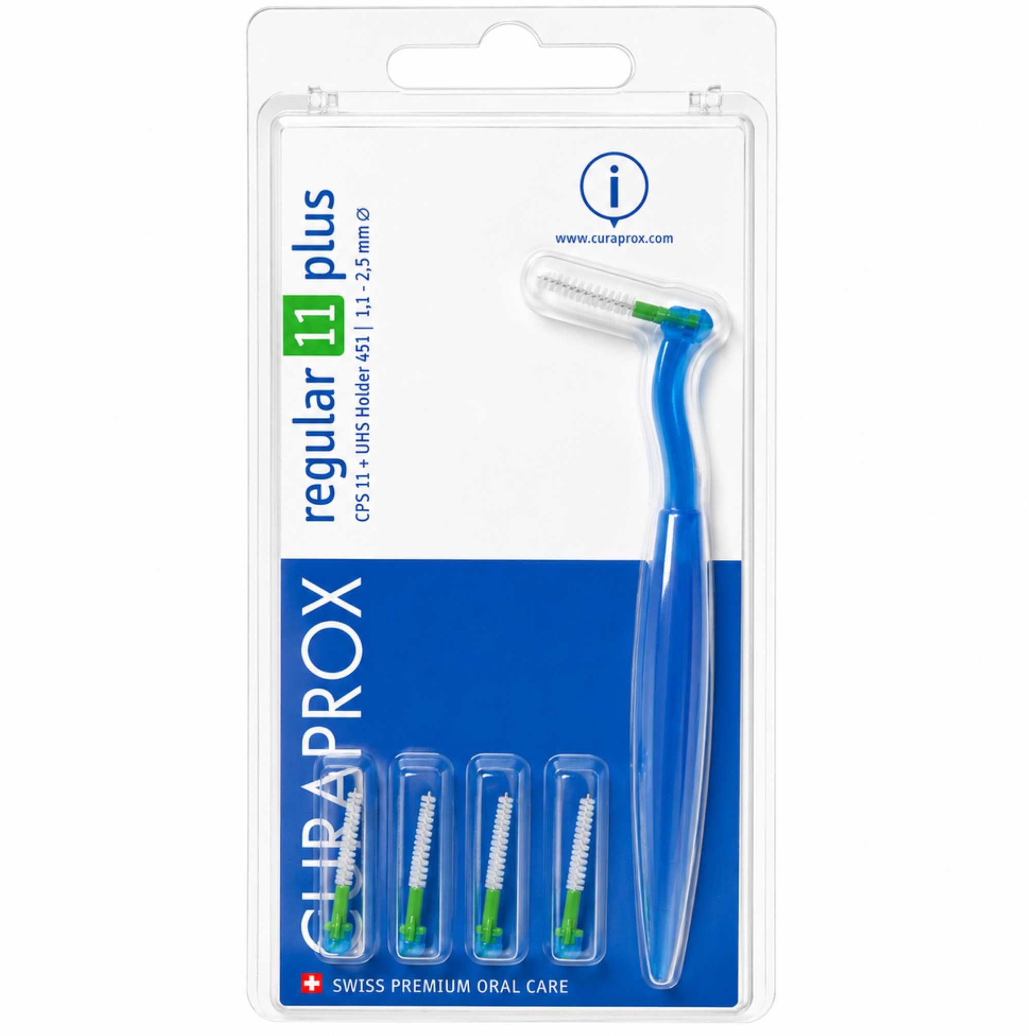 Curaden Germany GmbH Interdentalbürsten CURAPROX CPS regular 11 plus 5 Interd.B.+1 Halter