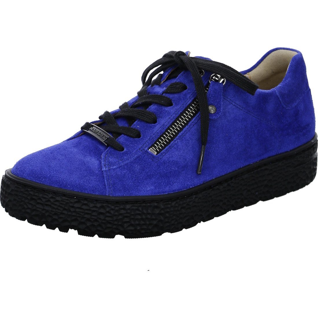 Hartjes Hartjes Schuhe, Schnürschuh Phil - Velours Schnürschuh blau 047336