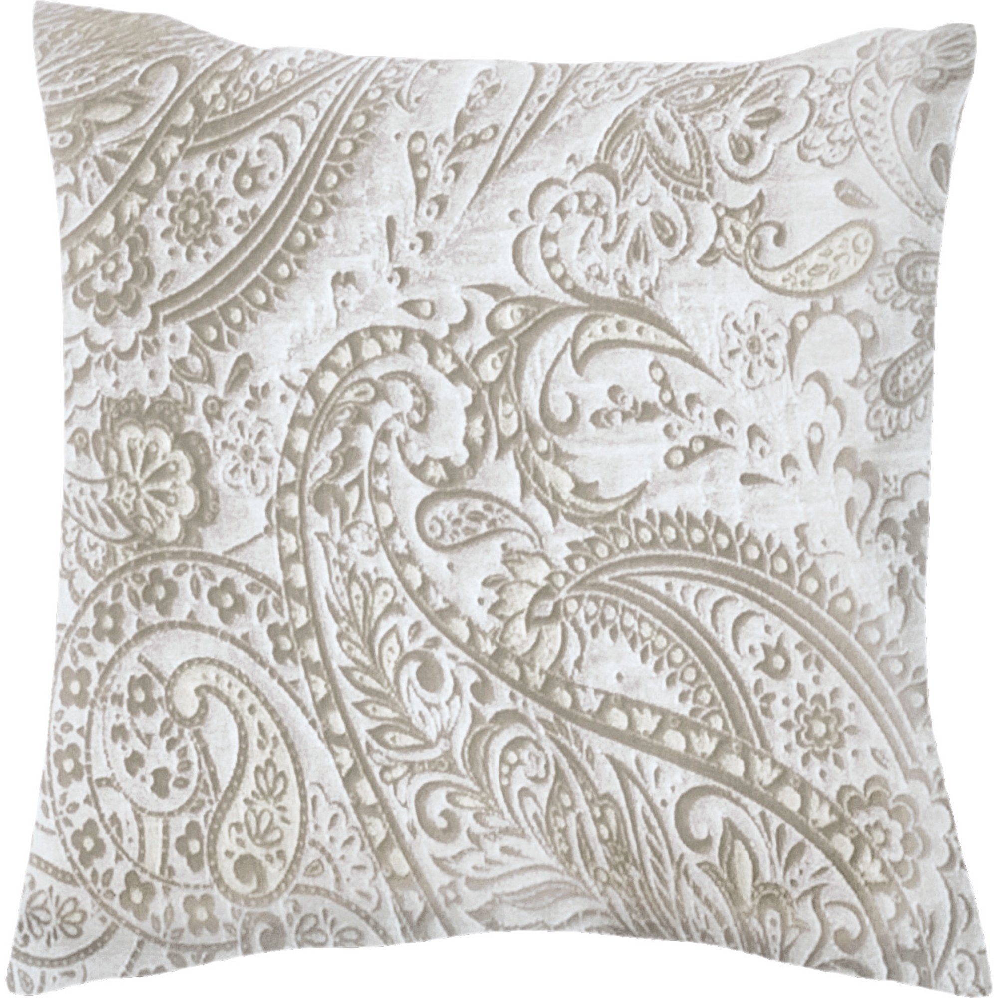 Erwin Müller Kissenbezug Kissenhülle 2er-Pack, Paisley/Blumen/Ornamente