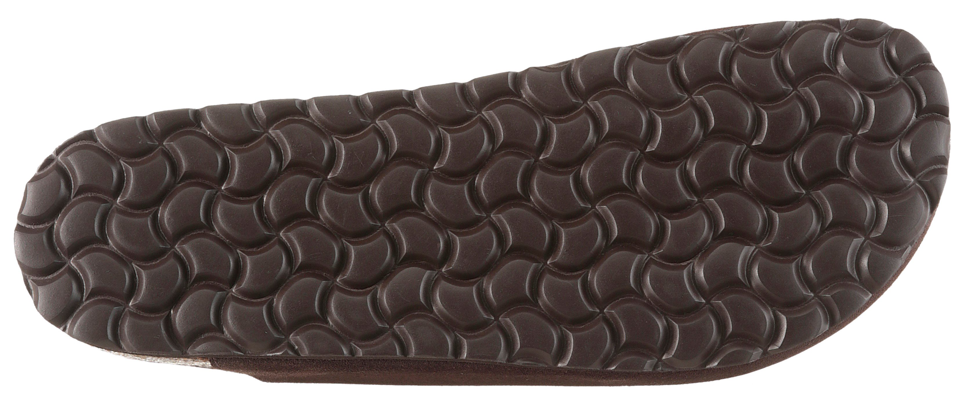 Man's World Clog Schlappen, Sommerschuh, Hausschuh mit ergonomisch geformtem Fußbett