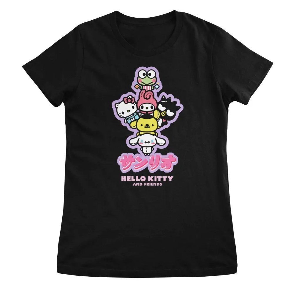 Hello Kitty T-Shirt And Friends Team-UP Girly Tee
