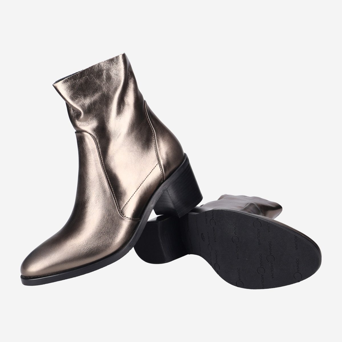 Donna Carolina Donna Carolina ZERO5 CDF 50.005.001-001, Stiefeletten, Silber, Damen Stiefelette