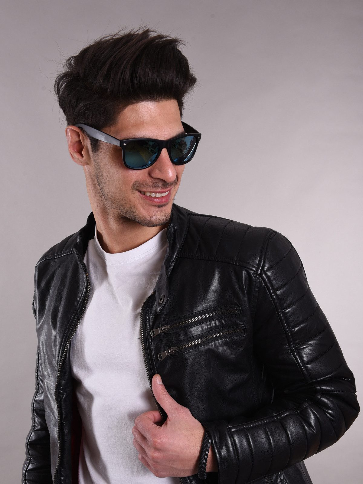 styleBREAKER Sonnenbrille Nerd Sonnenbrille mit Rechteckigen Gläsern (1-St)