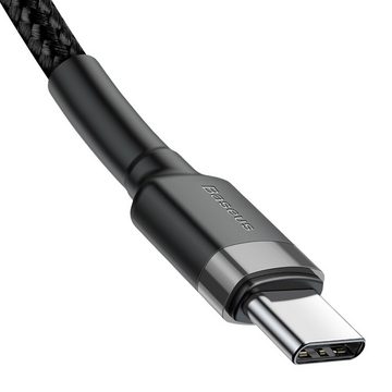 Baseus Nylonkabel USB-C PD / USB-C PD PD2.0 60W 20V 3A QC3.0 2M USB-Kabel