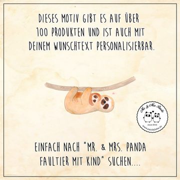 Mr. & Mrs. Panda Strampler Faultier Kind - Weiß - Geschenk, Mama, Geburt, Bio, Liebe, Faulheit, (1-tlg)