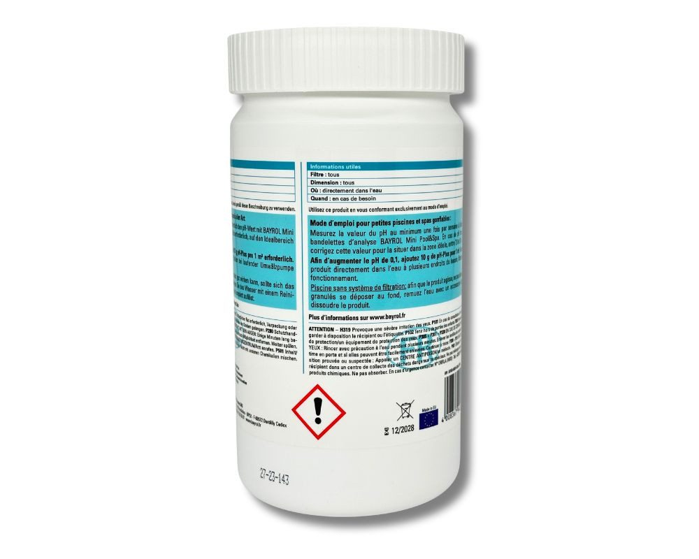 Bayrol Poolpflege BAYROL pH-Heber 1 kg pH-Plus Granulat – Bild 2 von 5