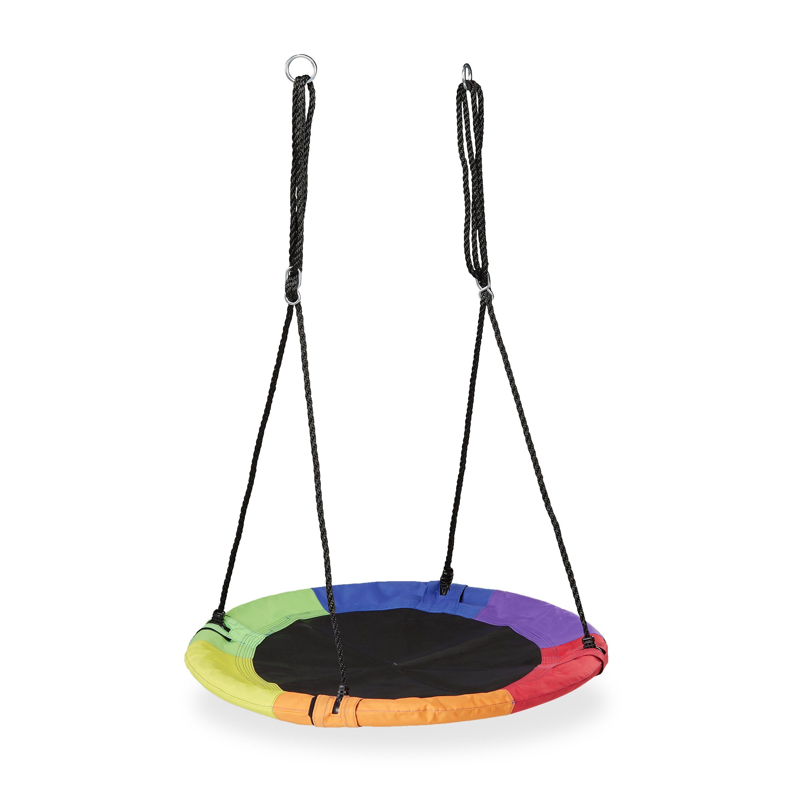 relaxdays Nestschaukel Bunte Nestschaukel Ø 100 günstig online kaufen