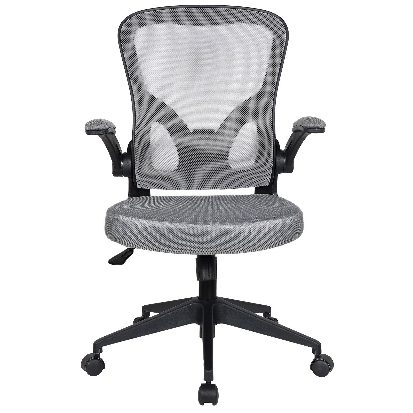 TRISENS Chefsessel Harry (1 Stück), Bürostuhl mit hochgeklappten Armlehnen Home Office Chair in Mesh-Optik