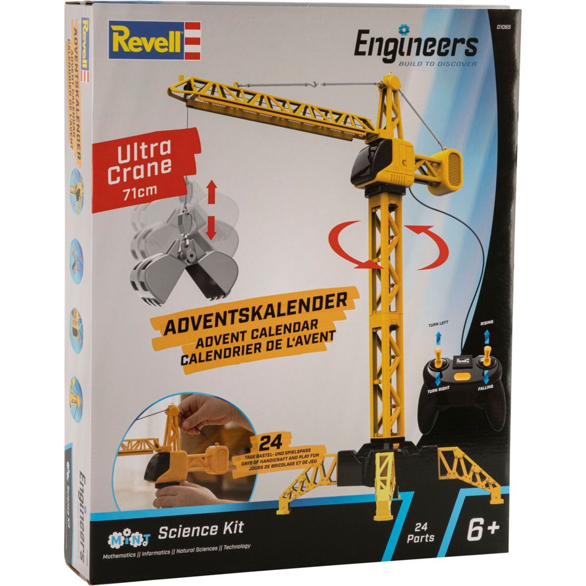 Revell® Adventskalender Revell Engineers Mega Crane EVP Konstruktions-Spielset