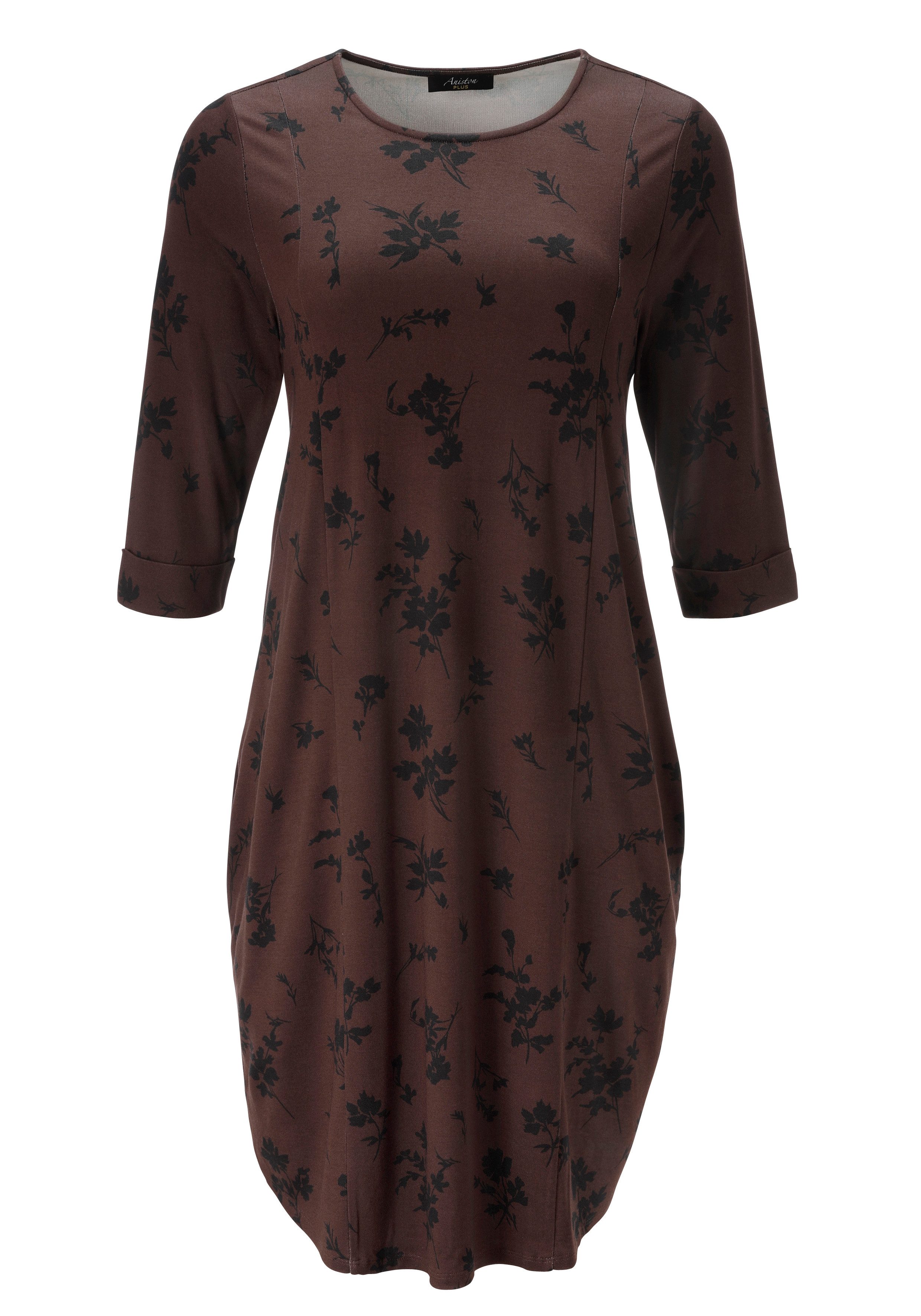 Aniston PLUS Jerseykleid mit denzenten Blumen bedruckt - NEUE KOLLEKTION – Bild 5 von 5