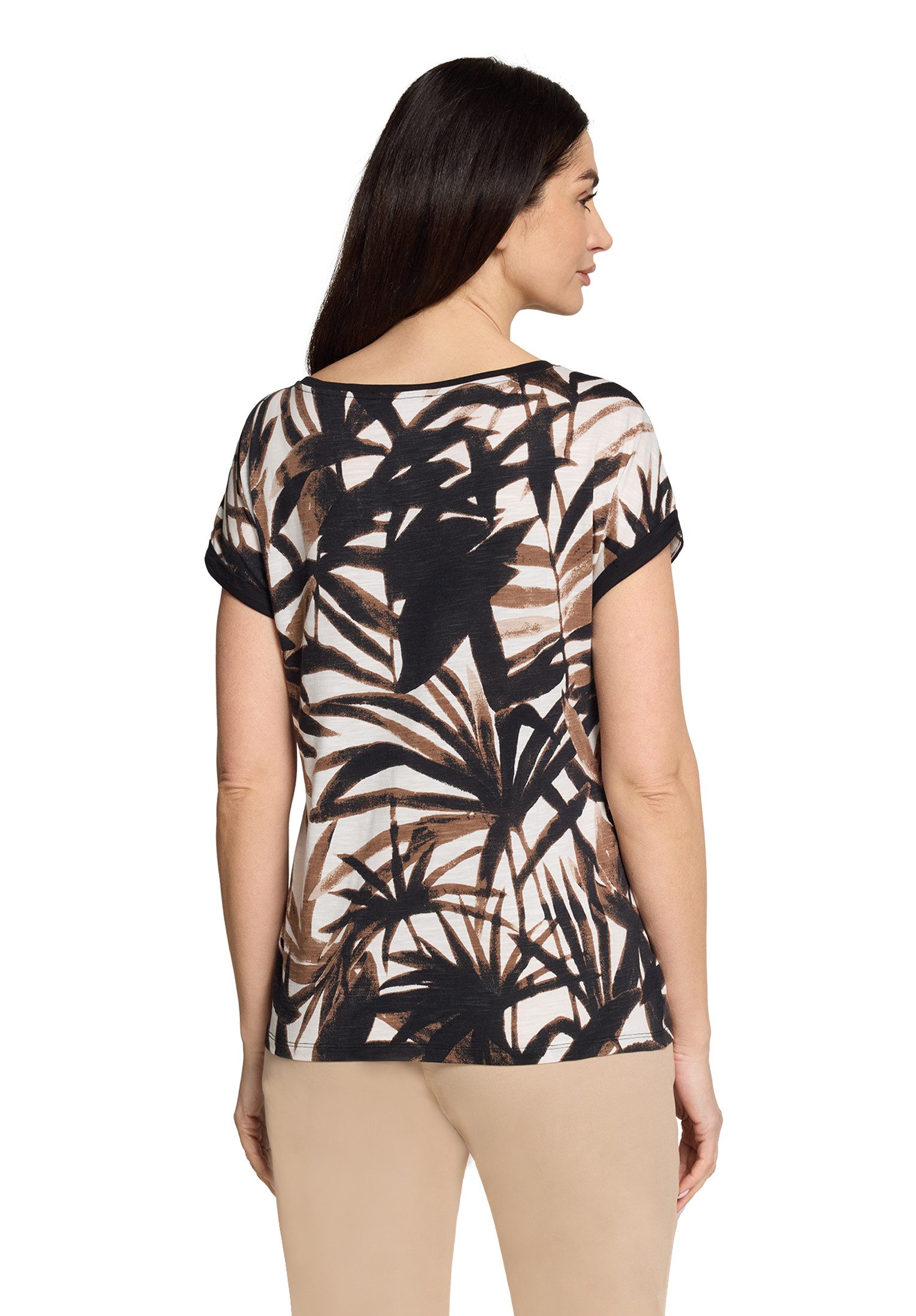 Betty Barclay Kurzarmshirt Damen mit Ärmelaufschlag (1-tlg)