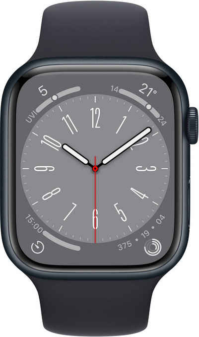 Apple Watch Series 8 GPS 45mm Watch, Die Zukunft der Gesundheit. Am Handgelenk.