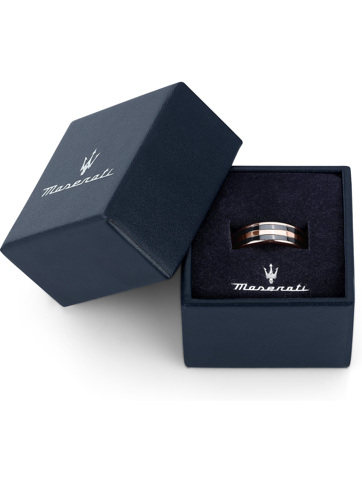 MASERATI Fingerring Maserati Herren-Herrenring Edelstahl, Keramik günstig online kaufen